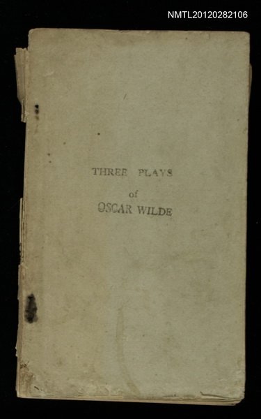 主要名稱：THREE PLAYS OF OSCAR WILDE圖檔，第1張，共1張