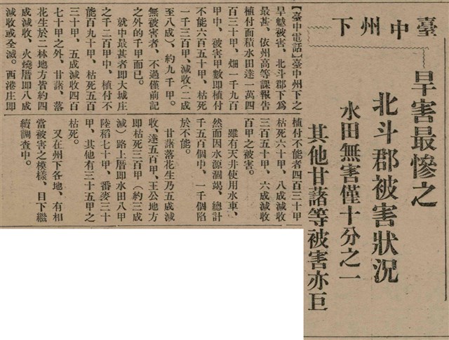 報紙名稱：臺灣新民報 807號（1933-05-21）圖檔，第38張，共170張