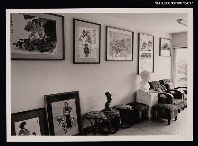 主要名稱：王愷掛放於客廳的畫作圖檔，第1張，共1張