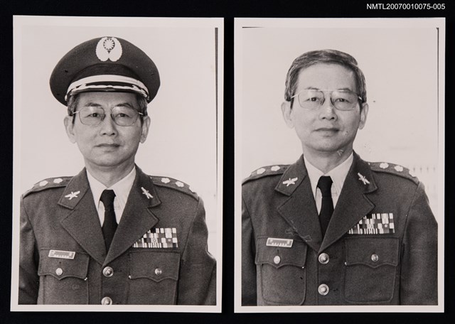 主要名稱：向明獨照（身著軍裝）（翻拍照）圖檔，第1張，共1張