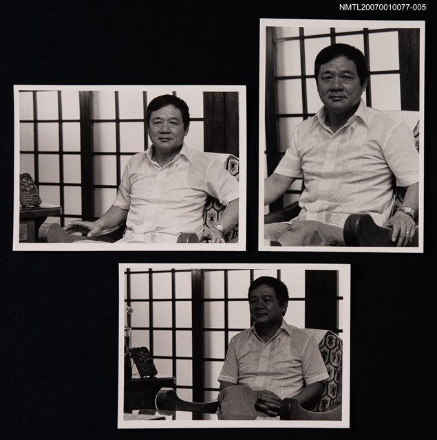 主要名稱：瘂弦獨照（客廳單人沙發）圖檔，第1張，共1張