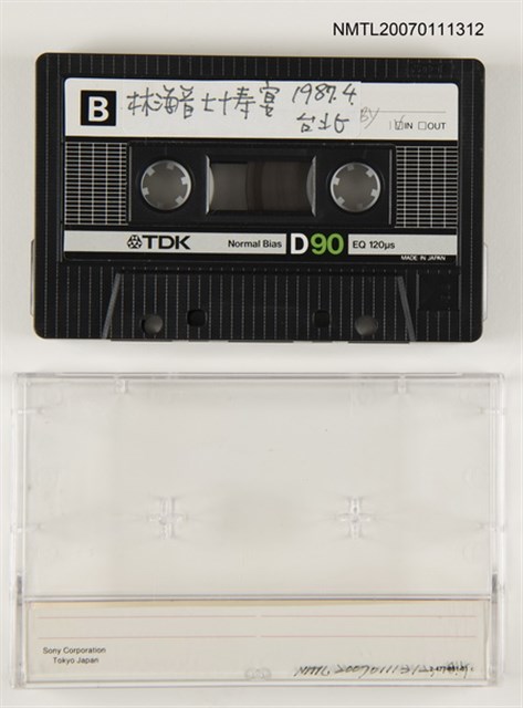 主要名稱：林海音七十壽宴圖檔，第1張，共1張