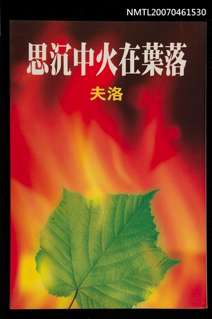 主要名稱：落葉在火中沉思圖檔，第1張，共1張