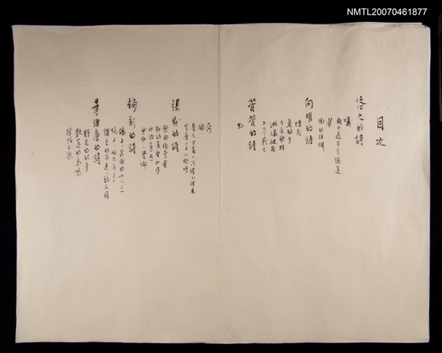 主要名稱：巡迴詩歌朗誦（台灣現代詩人應邀訪美）圖檔，第2張，共2張