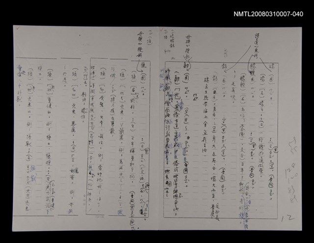 主要名稱：國台對照活用辭典校對稿（041）圖檔，第2張，共4張