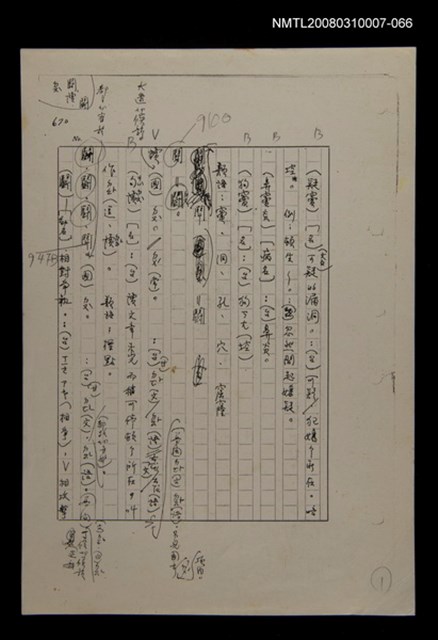 主要名稱：國台對照活用辭典校對稿（067）圖檔，第2張，共3張