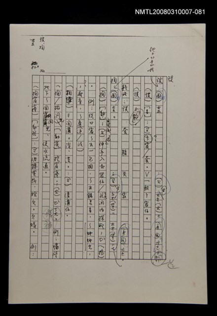 主要名稱：國台對照活用辭典校對稿（082）圖檔，第2張，共3張