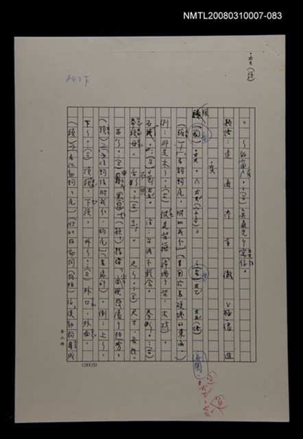 主要名稱：國台對照活用辭典校對稿（084）圖檔，第2張，共3張