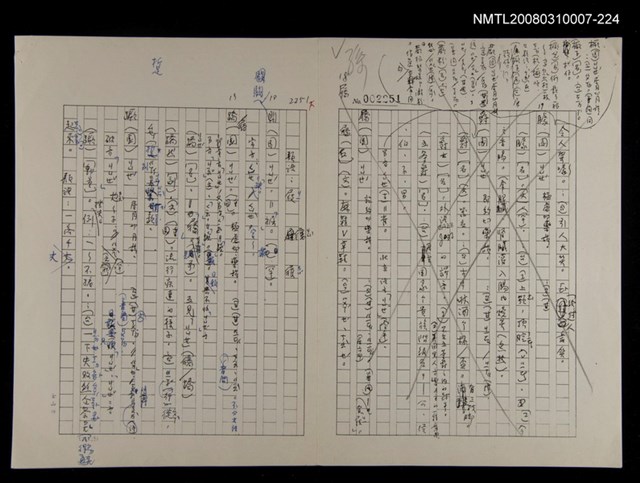 主要名稱：國台對照活用辭典校對稿（225）圖檔，第2張，共4張