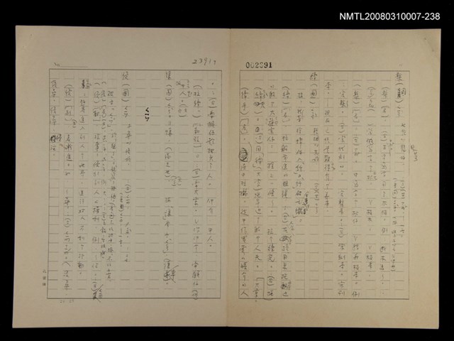 主要名稱：國台對照活用辭典校對稿（239）圖檔，第2張，共4張