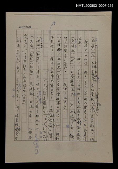 主要名稱：國台對照活用辭典校對稿（256）圖檔，第2張，共3張