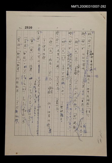 主要名稱：國台對照活用辭典校對稿（283）圖檔，第2張，共4張