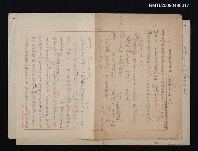 主要名稱：趙武救秦金花（皮猴戲劇本）圖檔，第1張，共1張