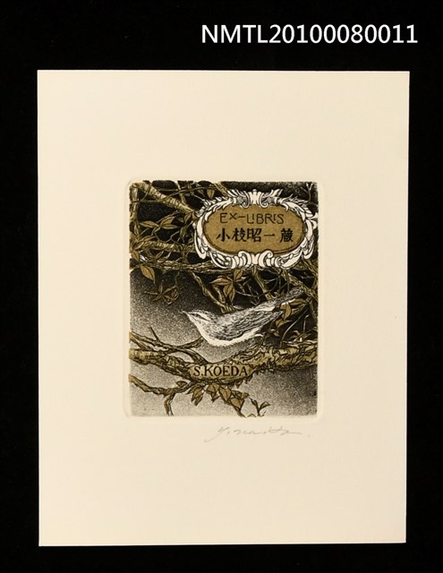 主要名稱：藏書票—Wren（鷦鷯）圖檔，第1張，共3張