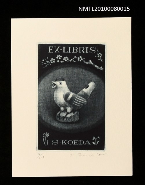 主要名稱：藏書票—Bird Whistle（鳥哨）圖檔，第1張，共3張