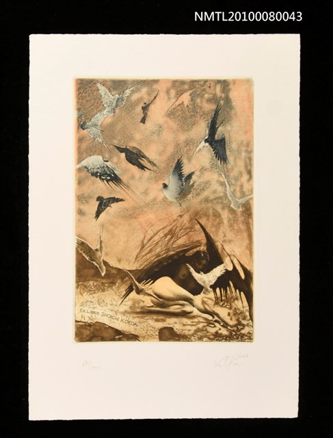 主要名稱：藏書票—A Bird's Dream（鳥的夢境）圖檔，第1張，共3張