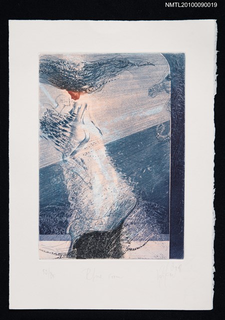 主要名稱：藏書票—Blue Room（藍室）圖檔，第2張，共2張