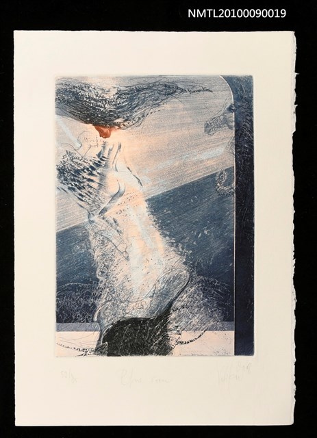 主要名稱：藏書票—Blue Room（藍室）圖檔，第1張，共2張