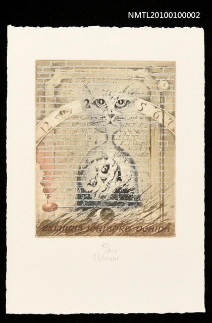 主要名稱：藏書票—E. A. Poeに捧ぐ（Homage to E. A. Poe）圖檔，第1張，共2張