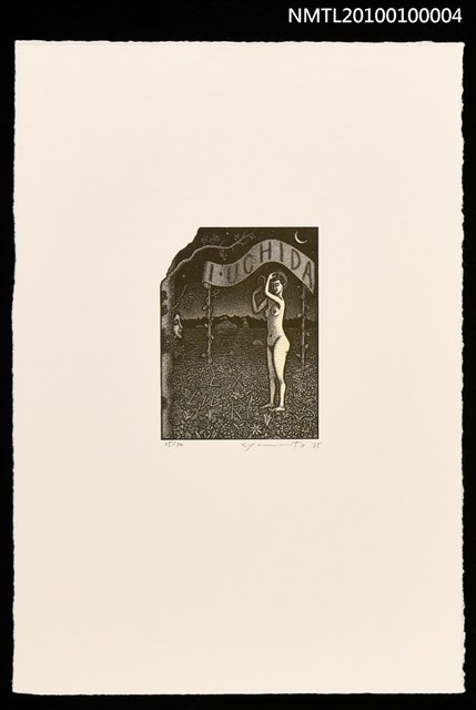 主要名稱：藏書票—Circus girl圖檔，第1張，共2張