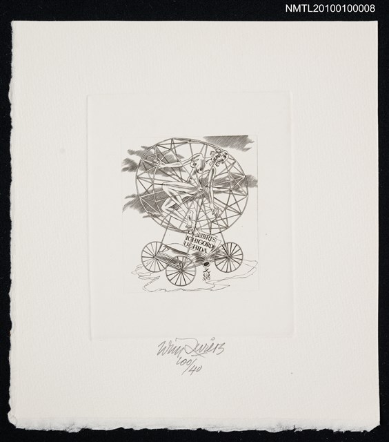 主要名稱：藏書票—The Time Wheel圖檔，第2張，共2張