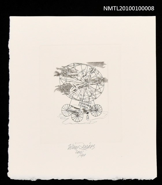 主要名稱：藏書票—The Time Wheel圖檔，第1張，共2張