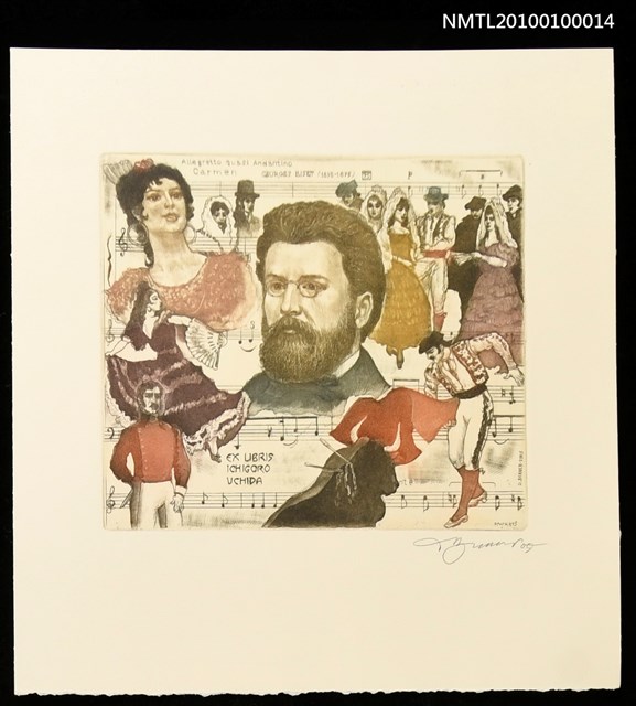 主要名稱：藏書票—Carmen par Bizet圖檔，第1張，共2張