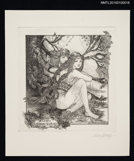 主要名稱：藏書票—Nymph of Wood圖檔，第2張，共2張