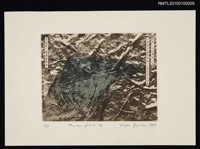 主要名稱：藏書票—The Raven圖檔，第2張，共2張