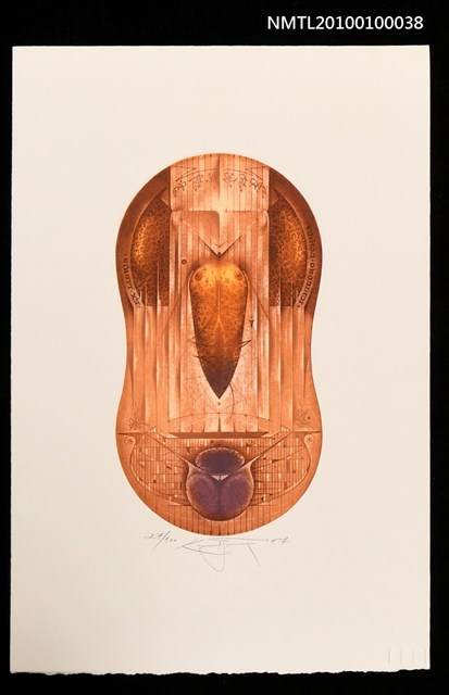 主要名稱：藏書票—The Interior of the Desire圖檔，第1張，共2張