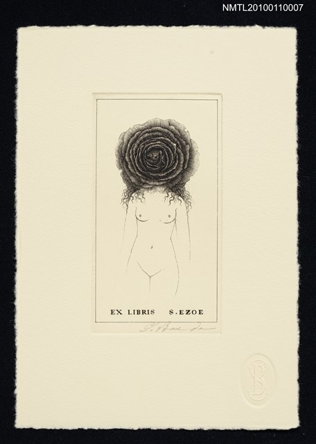 主要名稱：藏書票—『花譜集』より（from 