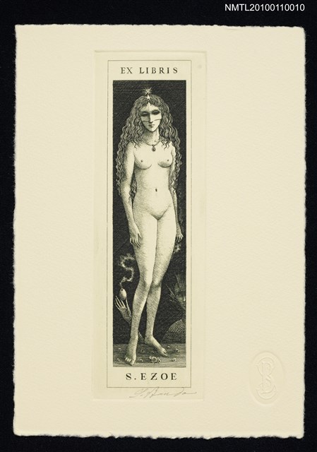 主要名稱：藏書票—『仮面劇』より（from 