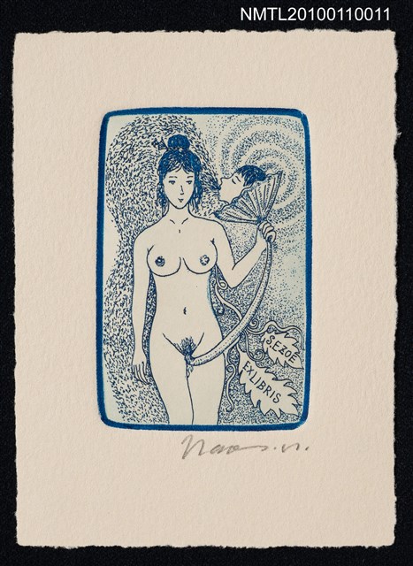 主要名稱：藏書票—裸婦（Nude）圖檔，第2張，共3張