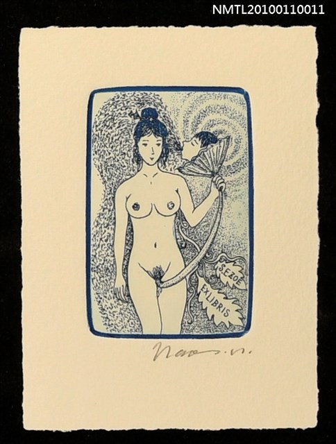 主要名稱：藏書票—裸婦（Nude）圖檔，第1張，共3張