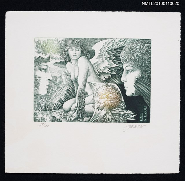 主要名稱：藏書票—ギリシア悲劇『オイディプス』（Greek Tragedy 