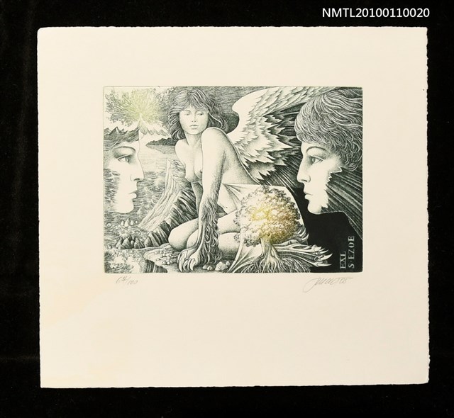 主要名稱：藏書票—ギリシア悲劇『オイディプス』（Greek Tragedy 