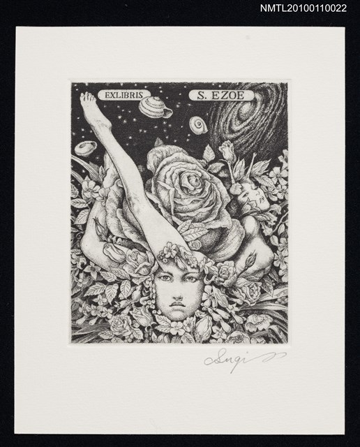 主要名稱：藏書票—カタツムリ（Snail）圖檔，第2張，共3張