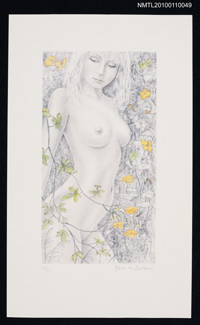 主要名稱：藏書票—生け垣の妖精（Hedgerow Nymph）圖檔，第2張，共3張