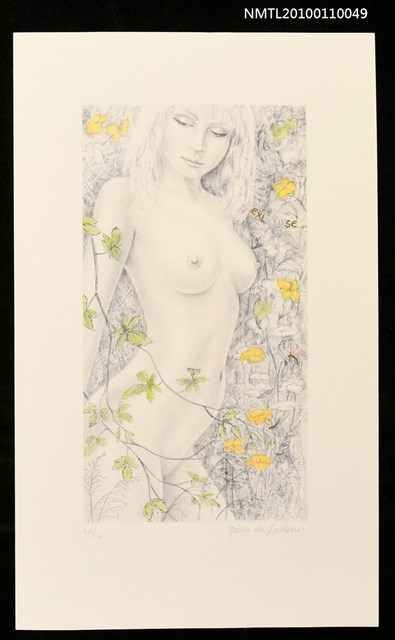 主要名稱：藏書票—生け垣の妖精（Hedgerow Nymph）圖檔，第1張，共3張