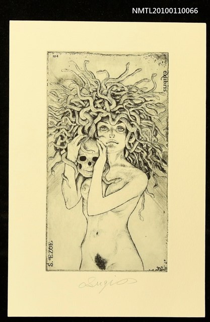 主要名稱：藏書票—メデューサ（Medusa）圖檔，第2張，共3張