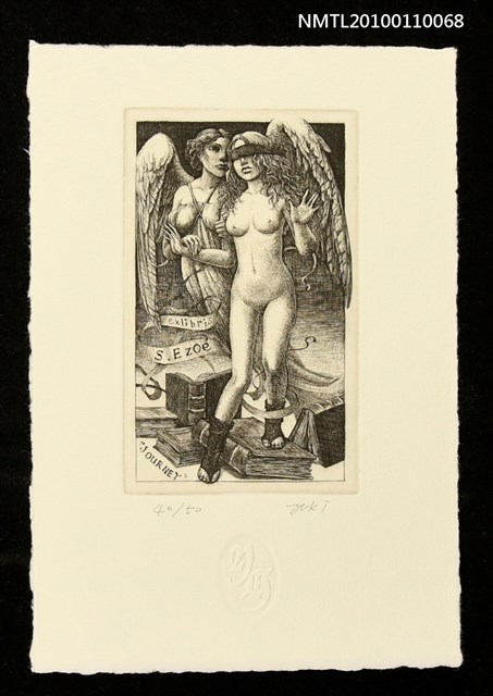 主要名稱：藏書票—書物の誘惑“旅＂（Temptation of the Books 