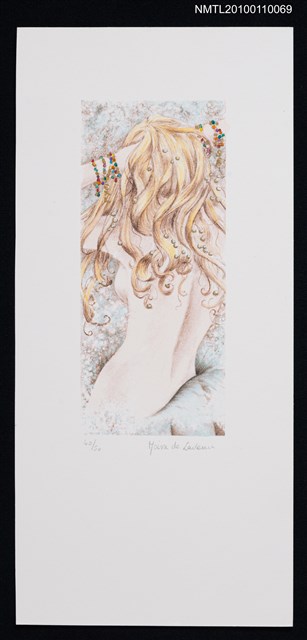 主要名稱：藏書票—人魚（Mermaid）圖檔，第1張，共3張