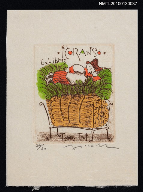 主要名稱：藏書票—まざーぐーすⅢ（Tommy Trot）圖檔，第2張，共3張