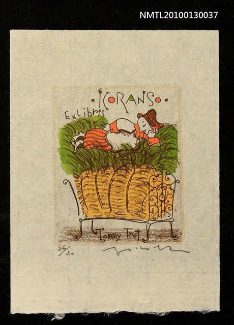 主要名稱：藏書票—まざーぐーすⅢ（Tommy Trot）圖檔，第1張，共3張