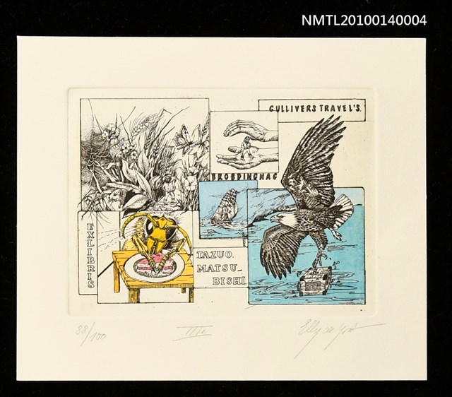 主要名稱：藏書票—《Brobdingnag》圖檔，第1張，共4張