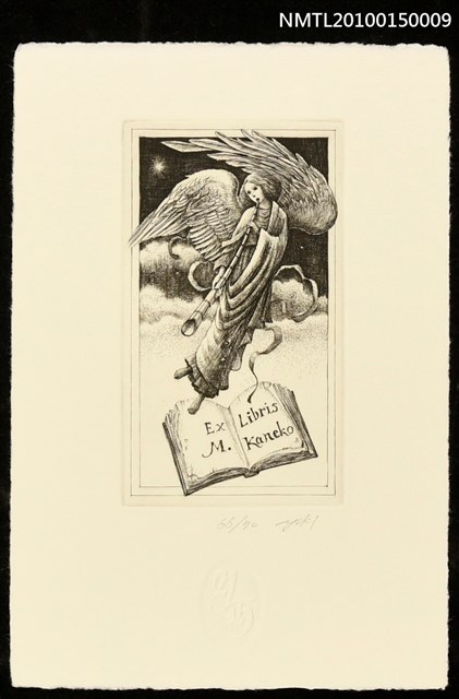 主要名稱：藏書票—夜の調べ圖檔，第1張，共2張