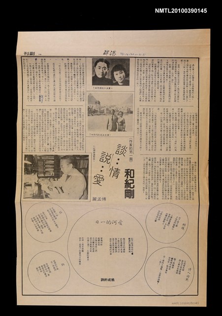 主要標題：和紀剛談情說愛/報紙名稱：港都圖檔，第1張，共1張