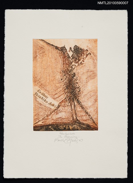 主要名稱：藏書票—モーニング（The Morming）圖檔，第1張，共1張