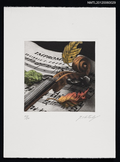 主要名稱：藏書票—Impromptu（即興）圖檔，第1張，共1張