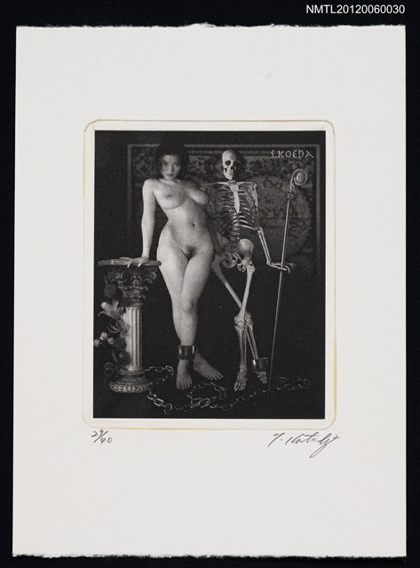 主要名稱：藏書票—Eternal friend（永恆的朋友）圖檔，第1張，共1張